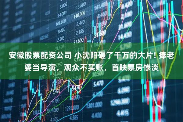 安徽股票配资公司 小沈阳砸了千万的大片! 捧老婆当导演，观众不买账，首映票房惨淡